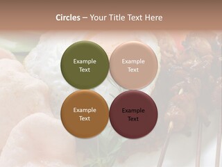 Satay Plate Gourmet PowerPoint Template