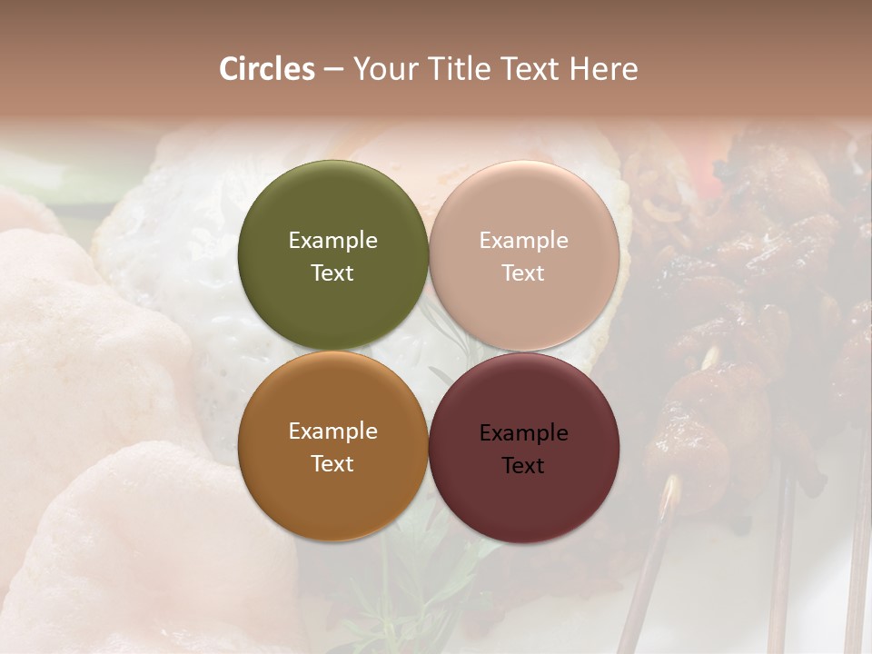 Satay Plate Gourmet PowerPoint Template