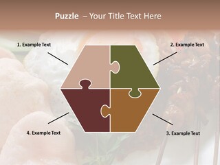 Satay Plate Gourmet PowerPoint Template