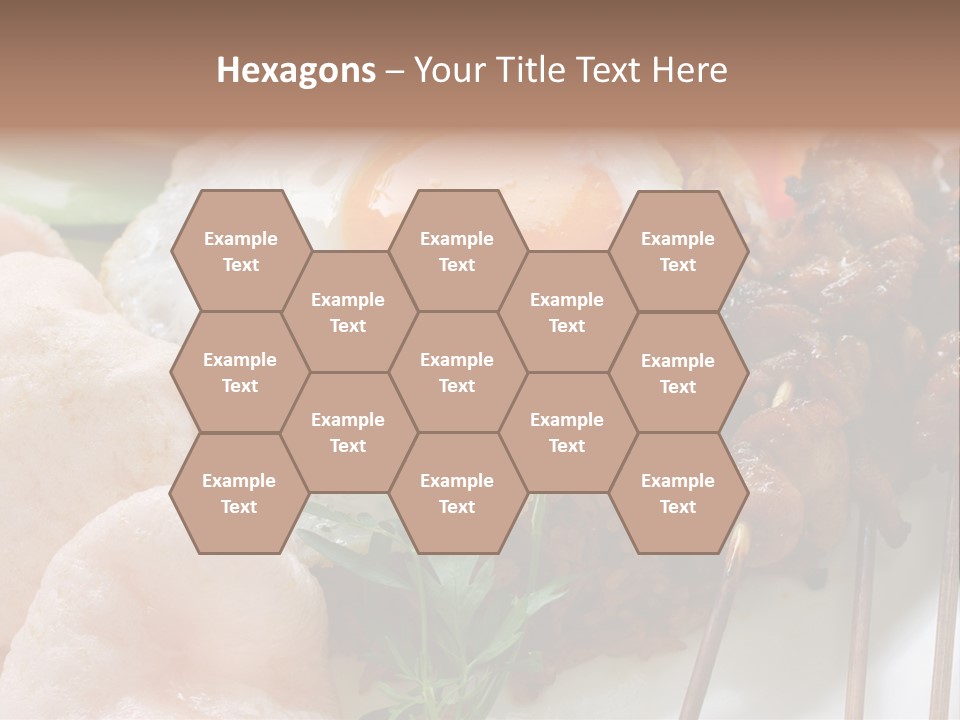 Satay Plate Gourmet PowerPoint Template