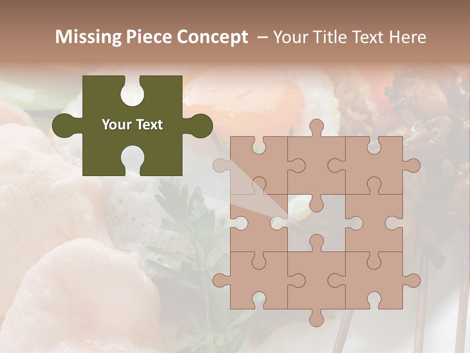 Satay Plate Gourmet PowerPoint Template