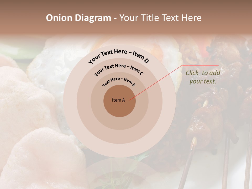 Satay Plate Gourmet PowerPoint Template