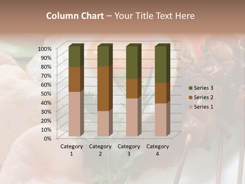 Satay Plate Gourmet PowerPoint Template