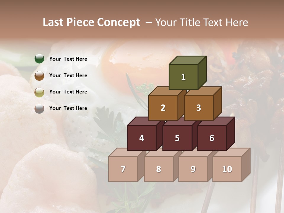 Satay Plate Gourmet PowerPoint Template