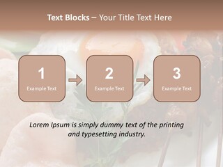 Satay Plate Gourmet PowerPoint Template