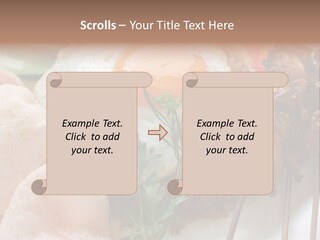 Satay Plate Gourmet PowerPoint Template