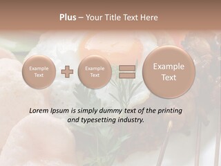 Satay Plate Gourmet PowerPoint Template