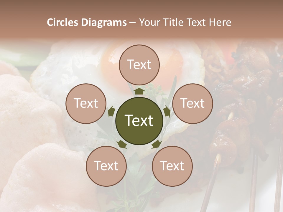 Satay Plate Gourmet PowerPoint Template