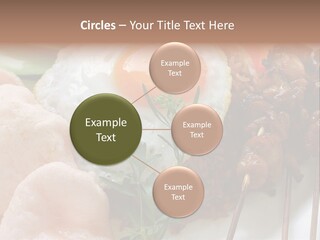 Satay Plate Gourmet PowerPoint Template