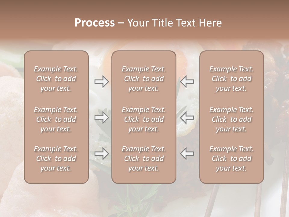 Satay Plate Gourmet PowerPoint Template