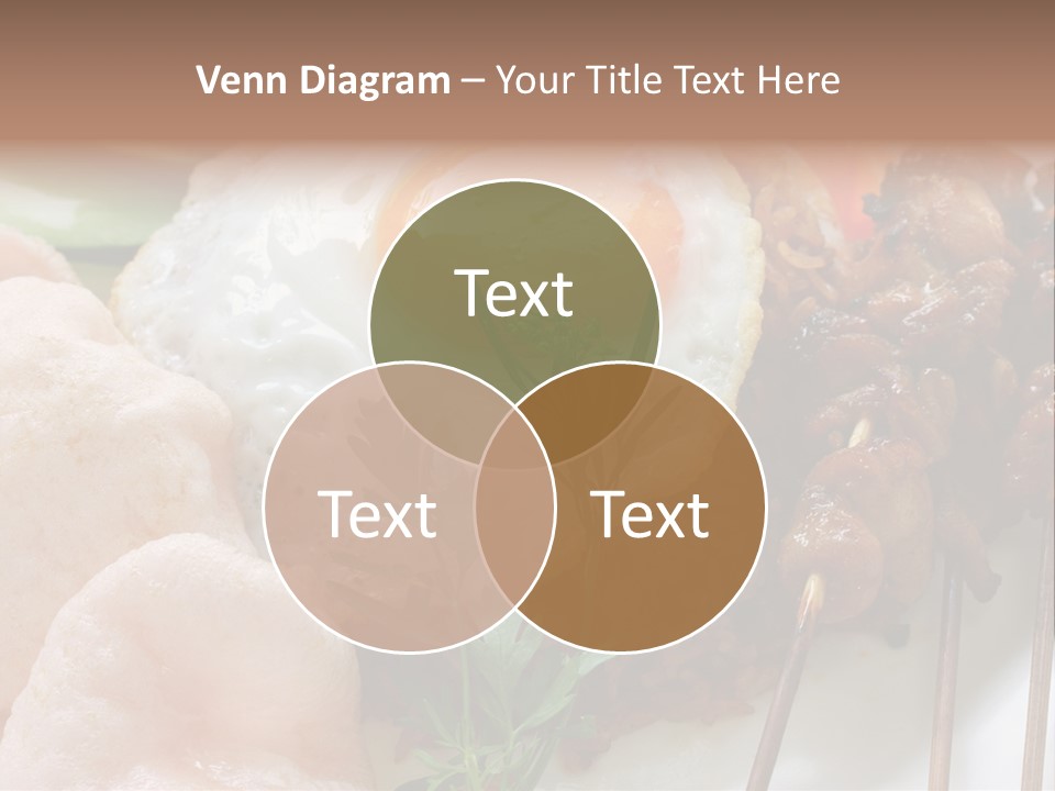 Satay Plate Gourmet PowerPoint Template