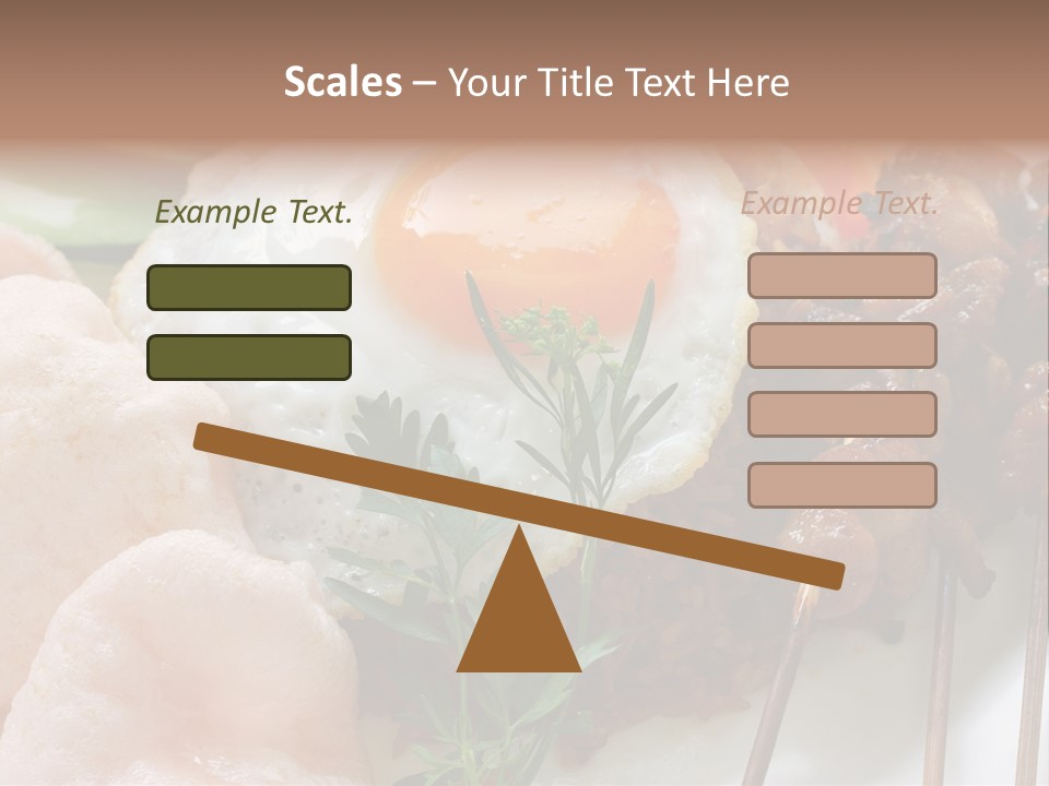 Satay Plate Gourmet PowerPoint Template