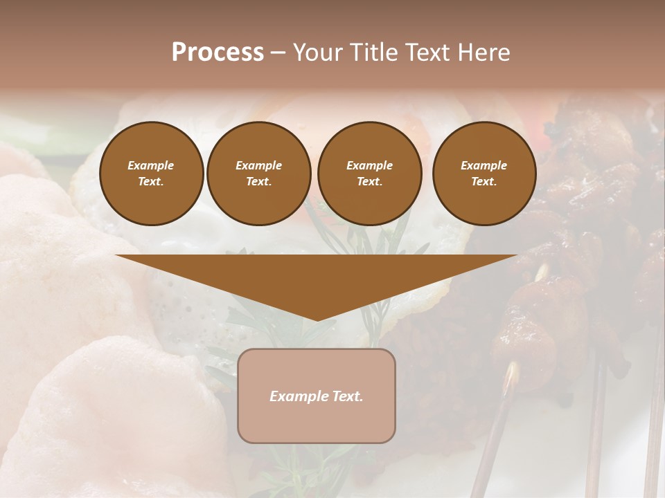 Satay Plate Gourmet PowerPoint Template