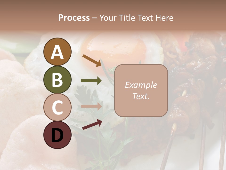 Satay Plate Gourmet PowerPoint Template