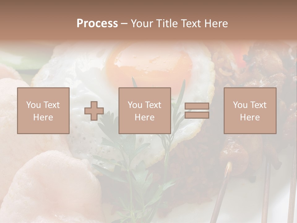 Satay Plate Gourmet PowerPoint Template