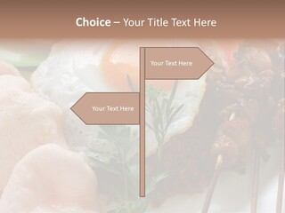 Satay Plate Gourmet PowerPoint Template