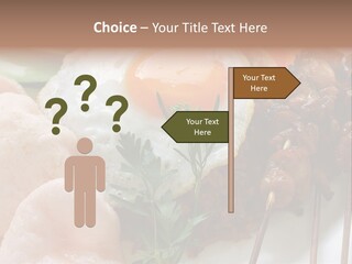 Satay Plate Gourmet PowerPoint Template