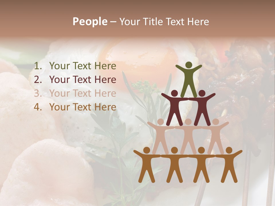 Satay Plate Gourmet PowerPoint Template