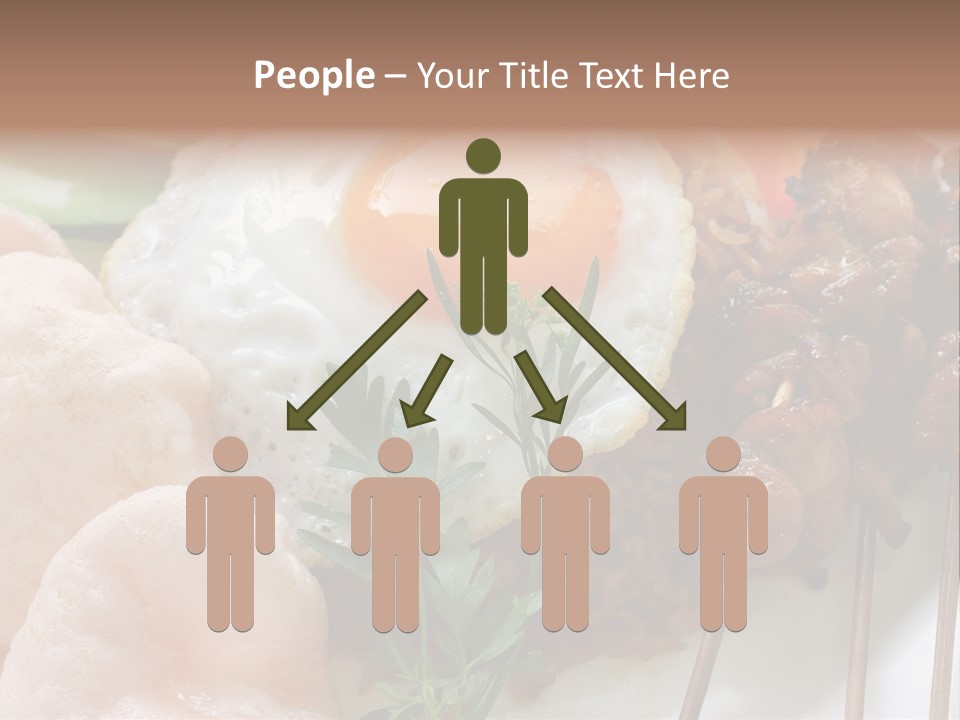 Satay Plate Gourmet PowerPoint Template