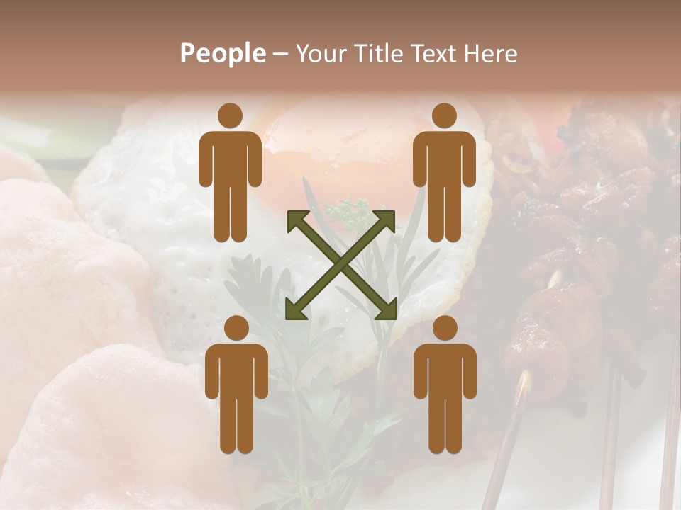 Satay Plate Gourmet PowerPoint Template