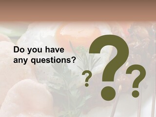 Satay Plate Gourmet PowerPoint Template