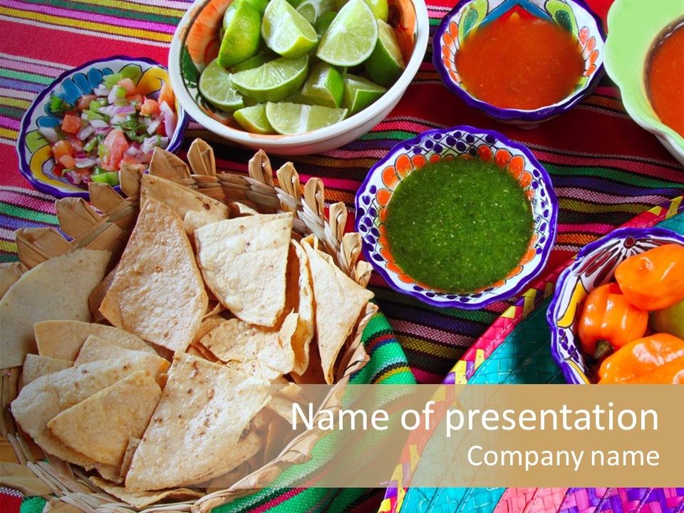 Sour Chips Dinner PowerPoint Template