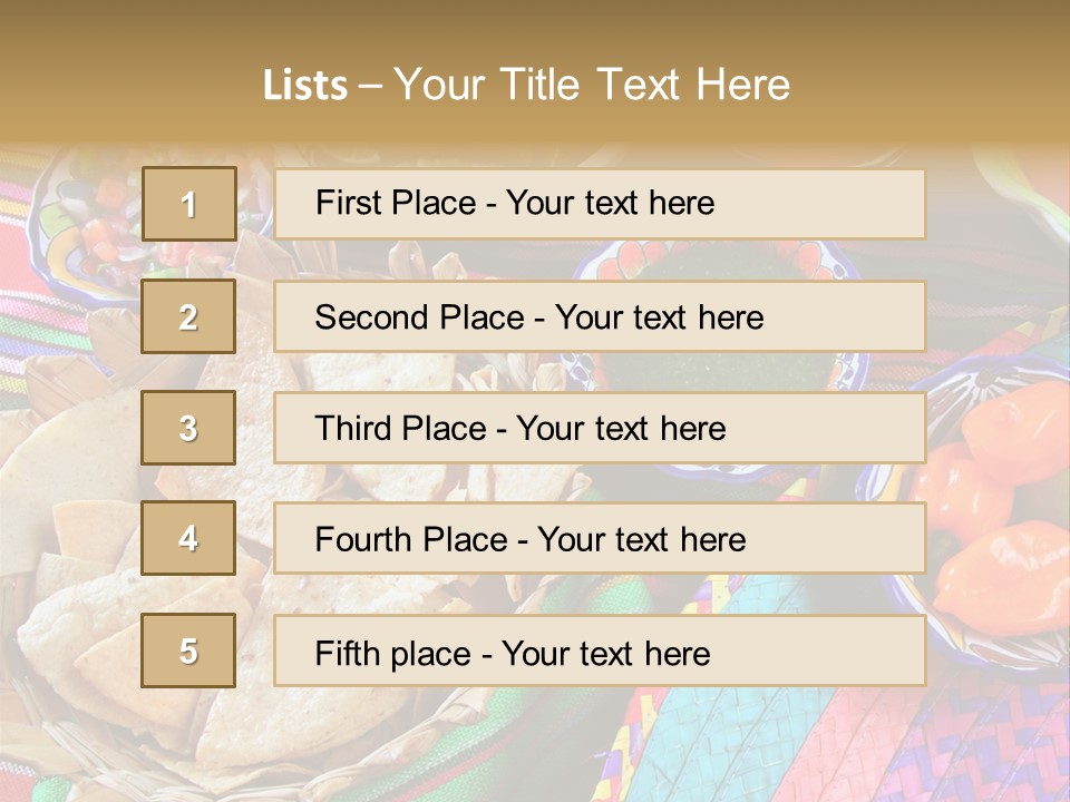 Sour Chips Dinner PowerPoint Template