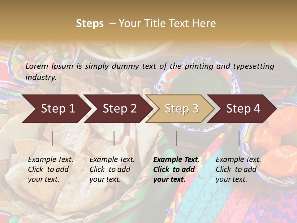 Sour Chips Dinner PowerPoint Template