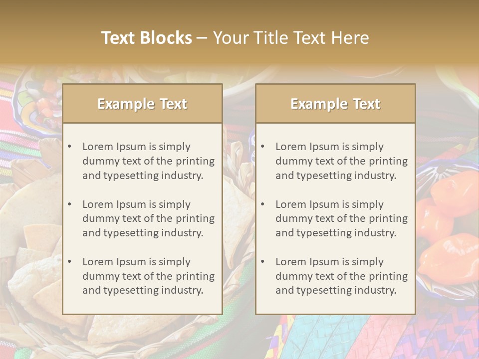 Sour Chips Dinner PowerPoint Template