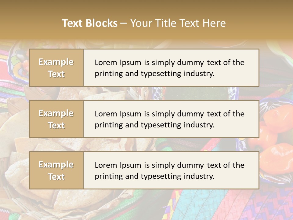 Sour Chips Dinner PowerPoint Template