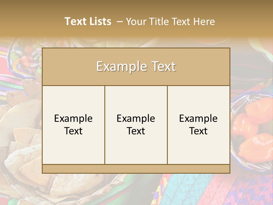 Sour Chips Dinner PowerPoint Template