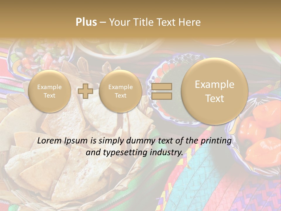Sour Chips Dinner PowerPoint Template