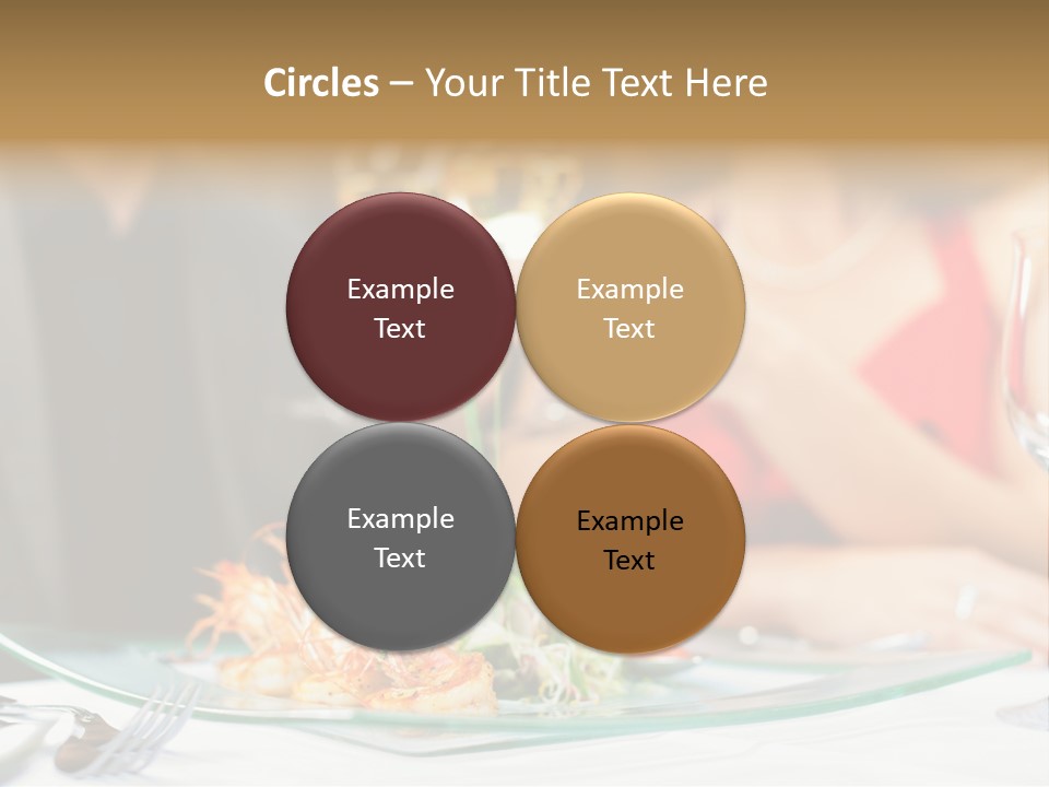 Dish Star Restaurant Gourmet Temple PowerPoint Template