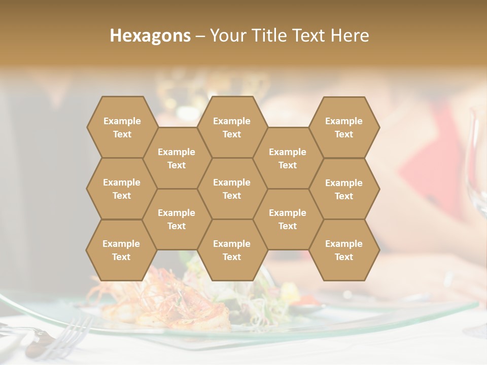 Dish Star Restaurant Gourmet Temple PowerPoint Template