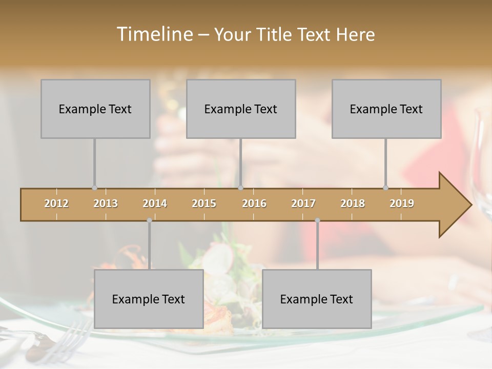 Dish Star Restaurant Gourmet Temple PowerPoint Template