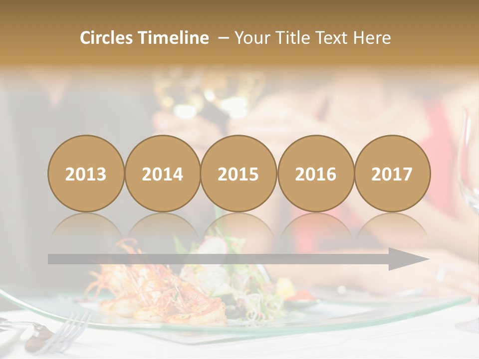 Dish Star Restaurant Gourmet Temple PowerPoint Template