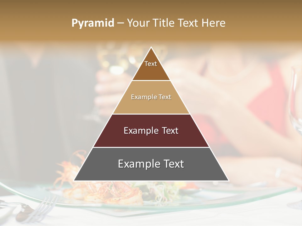 Dish Star Restaurant Gourmet Temple PowerPoint Template