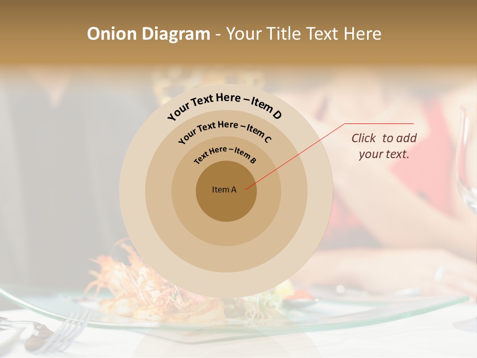 Dish Star Restaurant Gourmet Temple PowerPoint Template