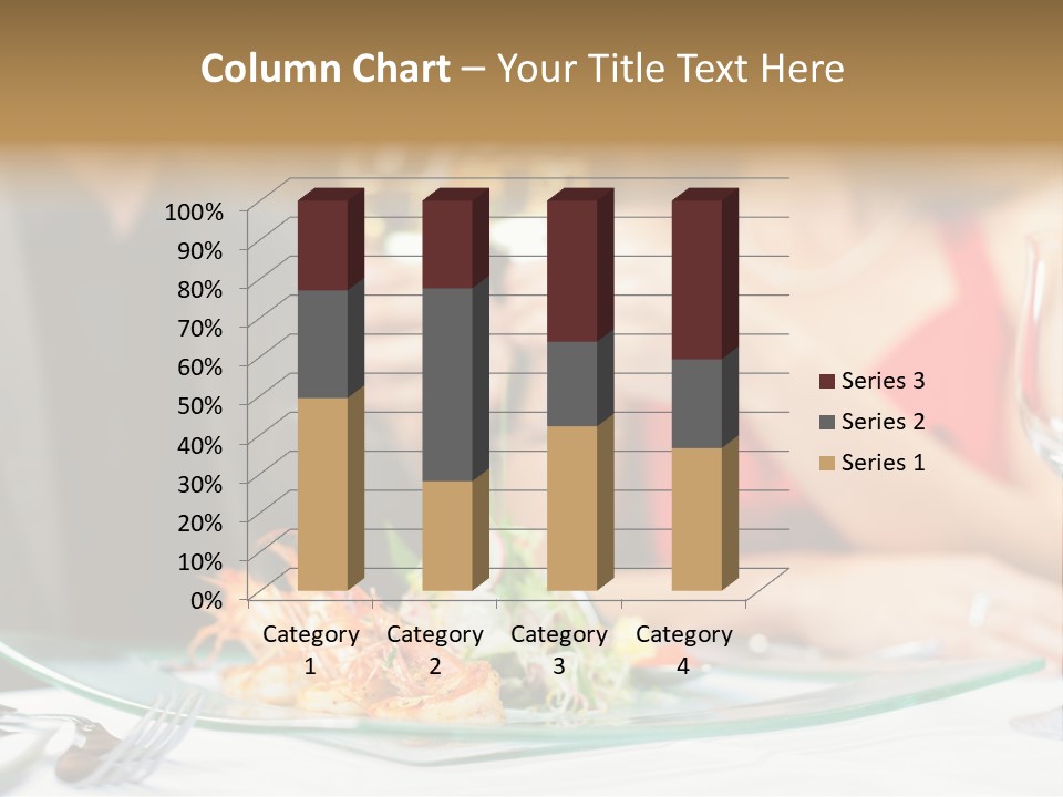 Dish Star Restaurant Gourmet Temple PowerPoint Template