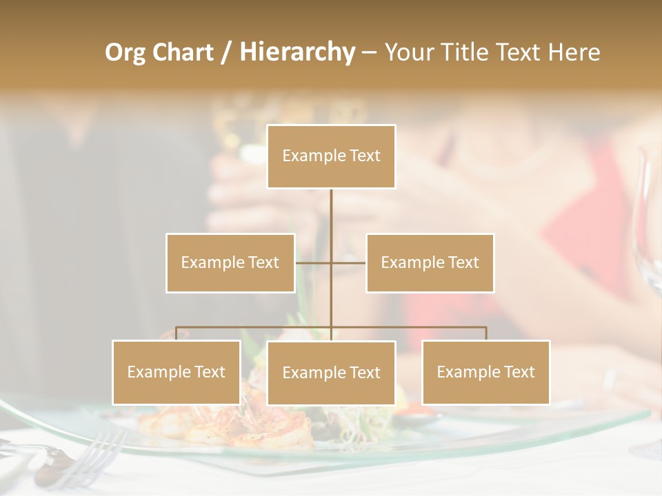 Dish Star Restaurant Gourmet Temple PowerPoint Template