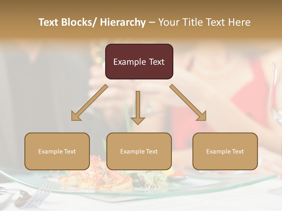 Dish Star Restaurant Gourmet Temple PowerPoint Template