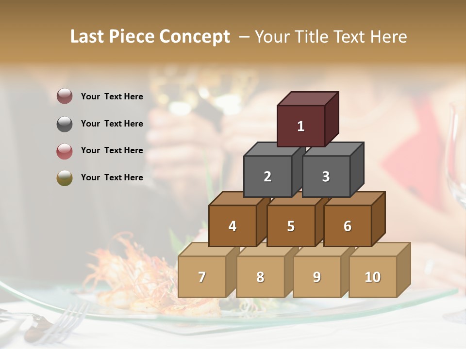 Dish Star Restaurant Gourmet Temple PowerPoint Template
