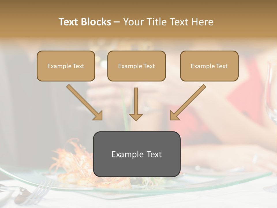 Dish Star Restaurant Gourmet Temple PowerPoint Template