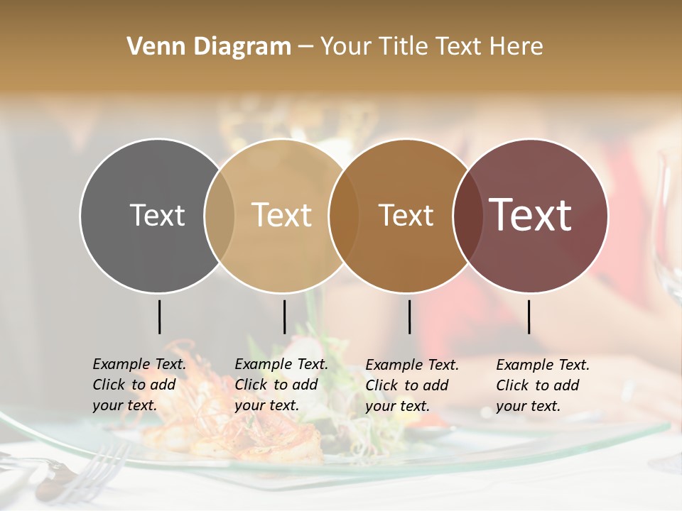 Dish Star Restaurant Gourmet Temple PowerPoint Template