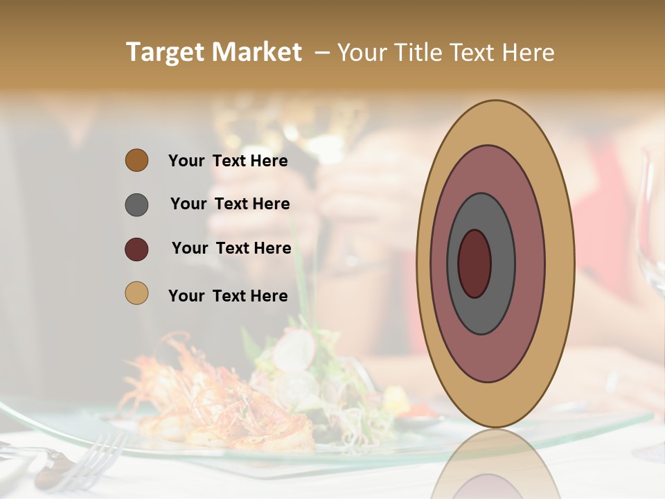 Dish Star Restaurant Gourmet Temple PowerPoint Template