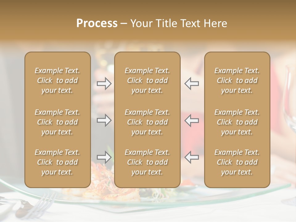 Dish Star Restaurant Gourmet Temple PowerPoint Template