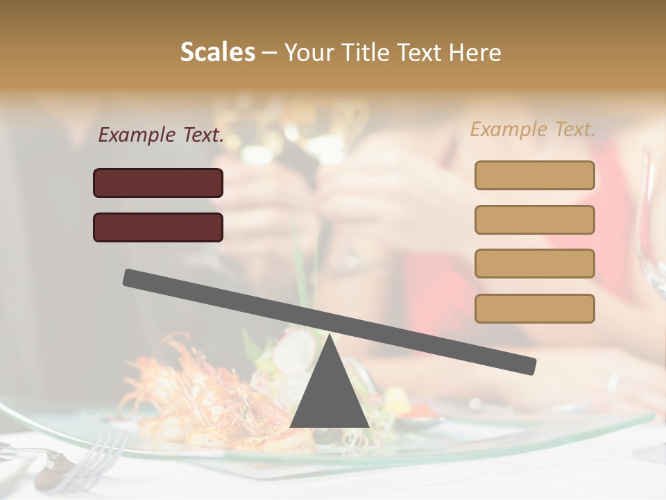 Dish Star Restaurant Gourmet Temple PowerPoint Template