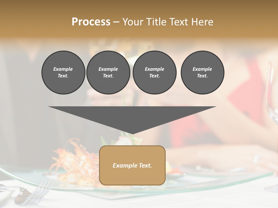 Dish Star Restaurant Gourmet Temple PowerPoint Template