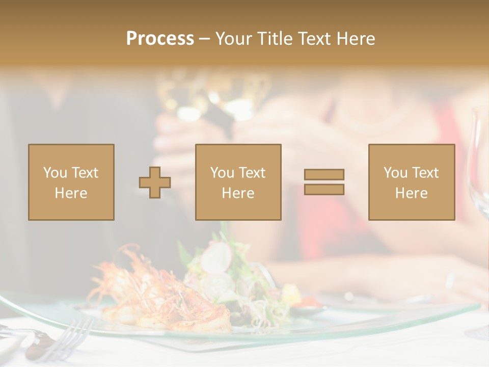 Dish Star Restaurant Gourmet Temple PowerPoint Template