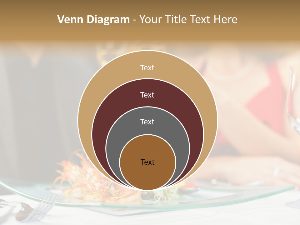 Dish Star Restaurant Gourmet Temple PowerPoint Template